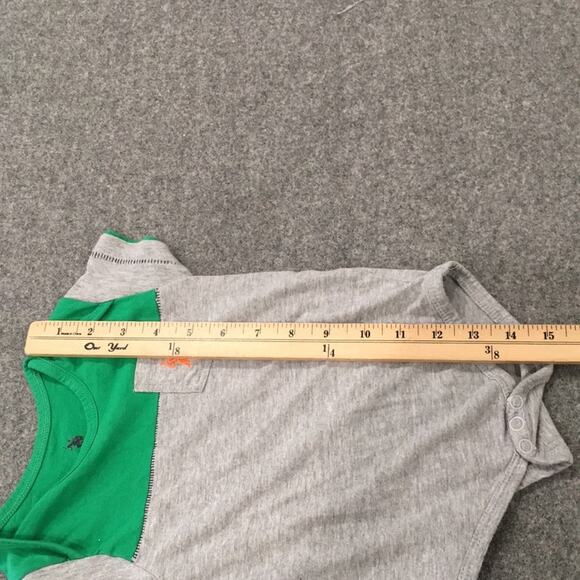 U.S. Polo ASSN Baby Boy Sz 6-9M Pocket Tee‎ Bodysuit Embroidered Logo - Picture 6 of 7